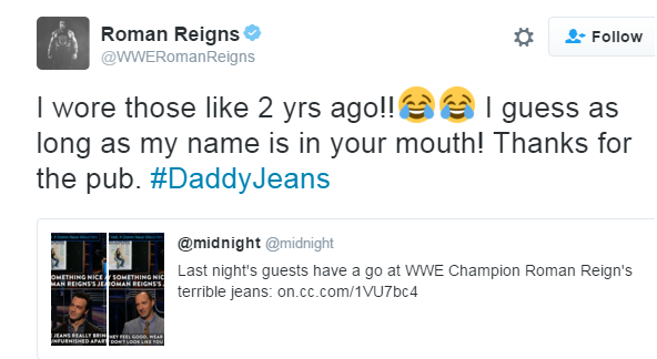 roman reigns responds