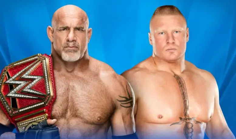 WWE Wrestlemania 33 Predictions - Brock Lesnar vs Goldberg