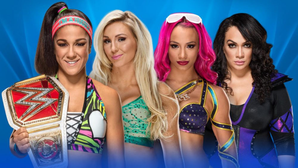 WWE Wrestlemania 33 Predictions - Bayley vs Sasha Banks vs Charlotte Flair vs Nia Jax